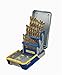 Irwin 3018003 29 Piece 1/16-Inch to 1/2-Inch Titanium Twist Drill Bit Assortment in Metal Index