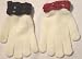 Set of Two Pairs of One Size Magic Gita Gloves with Hand Crocheted Chenille Cuffs for...