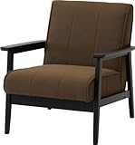 ファブリックソファー ラバーズ 1P ブラウン