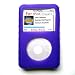 Apple iPod Classic (6th Generation) Soft Rubber Silicone Cover Protector Skin Case Purple