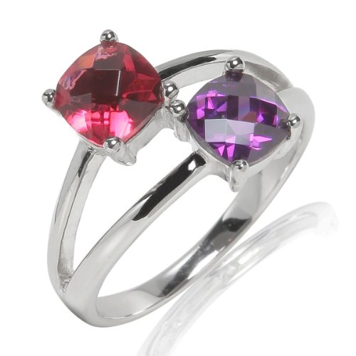 Rafaela Donata Damen-Ring Argento Classico 925 Sterlingsilber Zirkonia Ros&eacute; / Lila 52 6080 Preisvergleich