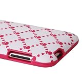 Speck Fitted Case for iPod touch 2G, 3G (White/Pink Lovely Roger Skull Pattern)