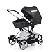 Hauck Duett Tandem In-Line Double Baby Pushchair (Black)