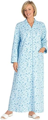 AmeriMark Women's Zip-Front Quilted Robe