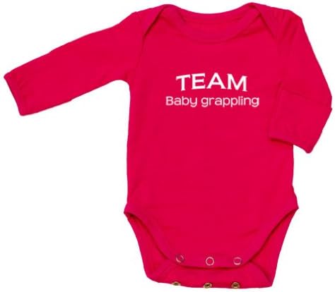 Baby grappling Pink adjustable onesie Team Baby grappling print