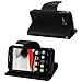 Reiko 3-in-1 Wallet Case for Alcatel One Touch Evolve 5020T - Retail Packaging - Black