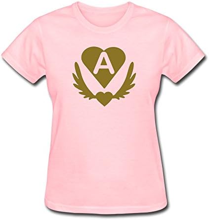 Women's Custom T-shirt Particular Winged Heart XS Pink