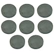 8 Ceramic Round Disc Magnets Science Project Crafts 1"