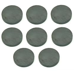 8 Ceramic Round Disc Magnets Science Project Crafts 1"