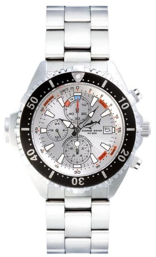 Chris Benz Unisex-Armbanduhr Chronograph Edelstahl CB-C-SILVER-MB Preisvergleich