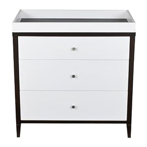 DwellStudio® for Target® Silver Lake Changing Table 2nd Edition in Walnut/White