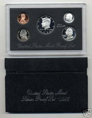 1995 Silver Proof Set....Key Date!