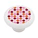Retro Dot Design Decorative High Gloss Ceramic Drawer Knob