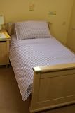 LILAC GINGHAM COT BED / JUNIOR DUVET SET