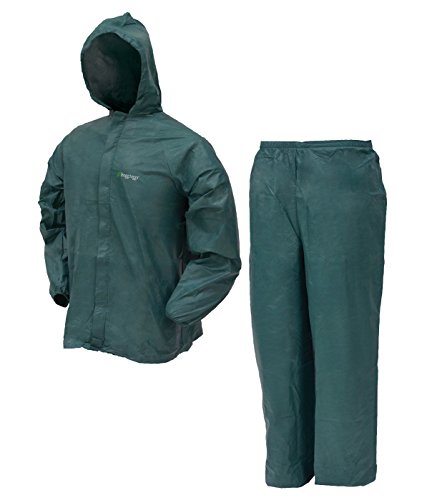 Frogg Toggs DriDucks Mens Ultra Lite Rain Suit, Forest Green, XXL