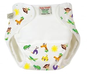Imse Vimse Diaper Cover Organic Cotton - Jungle P 4.5-9 lbs.
