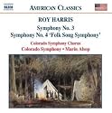 Roy Harris: Symphony No. 3; Symphony No. 4 'Folk Song Symphony'