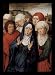 Hans Memling (Granada-diptych, right wing: The holy women and St. John) Framed Art Poster Print - 11 X 17