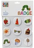 Talking Tables Very Hungry Caterpillar Pin Badges, Pack of 9