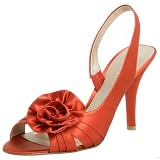  : Nine West Women's Juliarae Sandal,Orange Satin,10 M