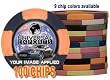 Custom Poker Chips: Put your image, Promotional Logo, or Design on a chip - 100 Full Color Authentic Casino Clay poker chips