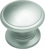 Hickory Hardware K444 1-1/4-Inch Power and Beauty Knob, Satin Nickel