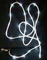 WHITE Solar Rope 50 LED String Garden Light Inside/Outside