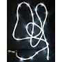 WHITE Solar Rope 50 LED String Garden Light Inside/Outside