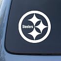 PITTSBURGH STEELERS - Football Superbowl - Vinyl Car Decal Sticker #1817 | Vinyl Color: White