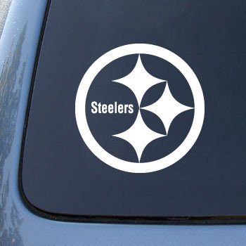 PITTSBURGH STEELERS - Football Superbowl - Vinyl Car Decal Sticker #1817 | Vinyl Color: White
