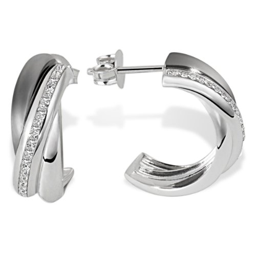 Goldmaid Damen-Ohrstecker Rhutenium 925 Sterlingsilber 56 Zirkonia Me O5594S Preisvergleich