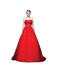 Floor Length Sweetheart Applique Lace-Up Prom Dress 