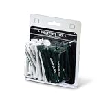Michigan State Spartans MSU NCAA 50 Imprinted Team Logo Golf Tee Pack