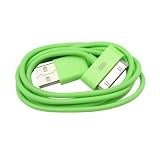 Jazooli USB Charge & Sync Dock Connector Cable For All Apple iPods/iPhones/iPads - Green Jazooli USB Charge & Sync Dock Connector Cable For All Apple iPods/iPhones/iPads - Green