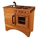 Camden Rose A Beautiful Hearth (Childs Cherry Wood Play Kitchen, w/o Hutch)