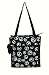 Peace Sign Tote Bag and Cooler, Black and White