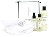The Laundress Lady Gift Bag includes: Delicate Wash, 16 oz, Lady Fabric Fresh, 8 oz, Stain Solution, 4 oz, Small Mesh Bag, and Delicate Washing Card