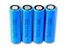 4 pcs Tenergy PCB Protected Li-Ion 18650 Cylindrical 3.7V 2200 mAh rechargeable batte...
