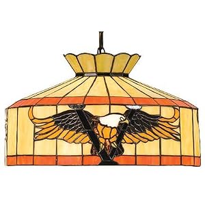 16 Inch W Victory Eagle Swag Pendant Ceiling Fixture