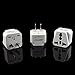 Plug Adapter, BESTEK Universal Travel Adapter Plug Converter Adapter USA to China, Japan (Type JP) - 3 Packs
