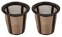 Gold Tone 1-Cup Reusable Coffee Filter, Brown