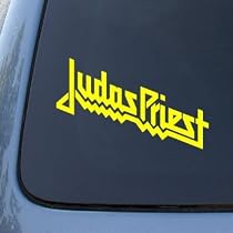 JUDAS PRIEST - Vinyl Car Decal Sticker #A1619 | Vinyl Color: Yellow
