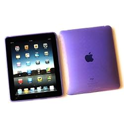 Skin Case for Apple iPad "Transparent Purple Circles Pattern"