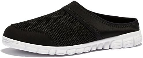 Fenda's Men Lightweight Nursing Clog Mules Slipper (Black EU45)