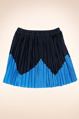 Girls' Limited Colour Block Pleated Skirt