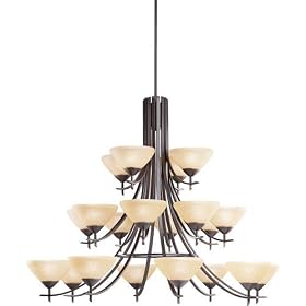 Olympia Three Tier Chandelier in Olde Bronze by Kichler