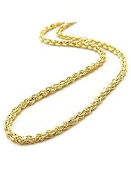 16" 1.0MM Rope Chain in 14K Yellow Gold
