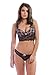 Hers by Herman Womens Pink Bralette Bra with Matching Bikini Set Curvaceous Lingerie Set