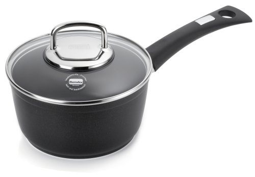 Berndes 77484 BALANCE INDUCTION Stieltopf hoch mit Glasdeckel 18cm