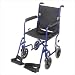 19 Ultra Lightweight Aluminum Transport Chair Color: Titanium